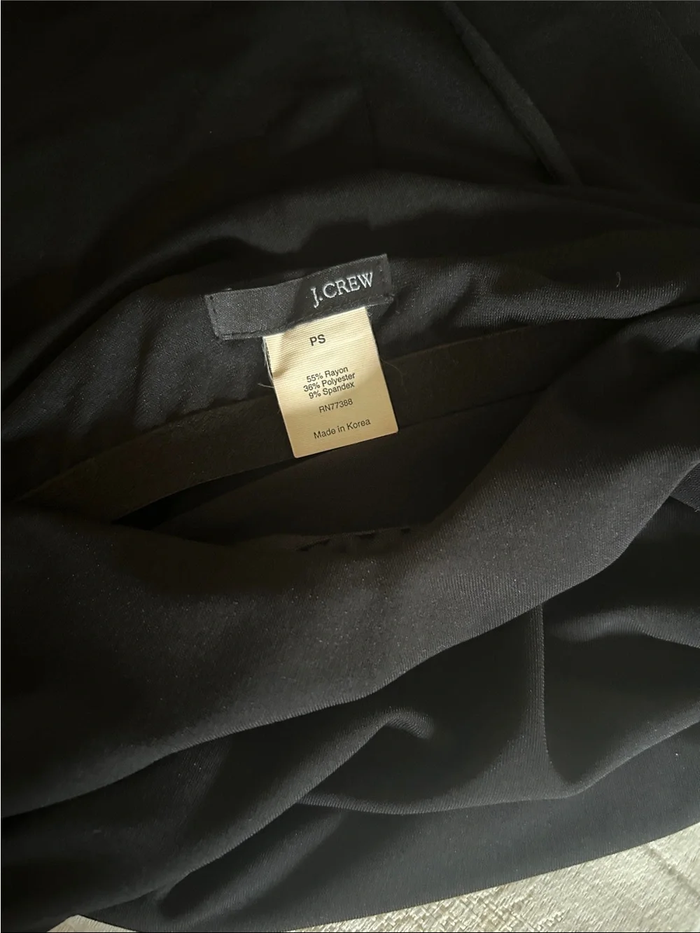 Vintage 2000s J. Crew Black Midi Classic Halter Dress